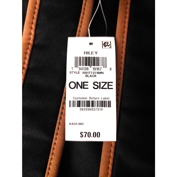 Sun Stone Mens Colorblock Geometric Trim Backpack Rusack Bag NWT $70 - Picture 14 of 14